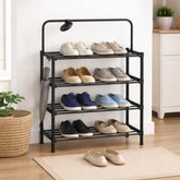 Foldable Shoe Rack with Wall Hanging