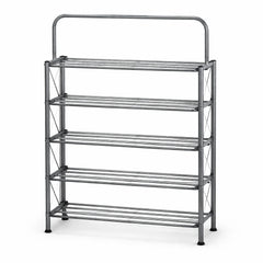 Foldable Shoe Rack with Wall Hanging