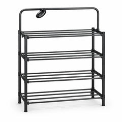 Foldable Shoe Rack with Wall Hanging